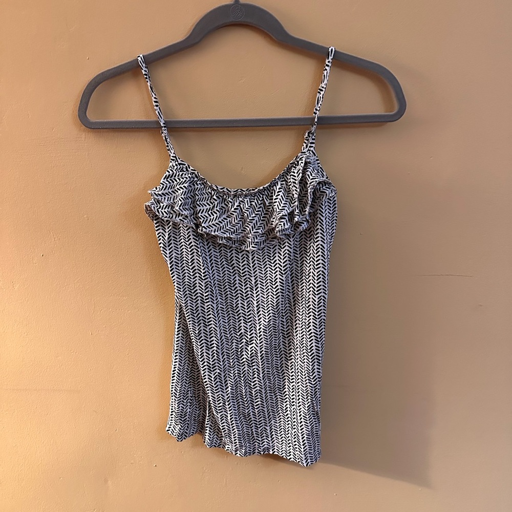Stylish Black and White Women's Top